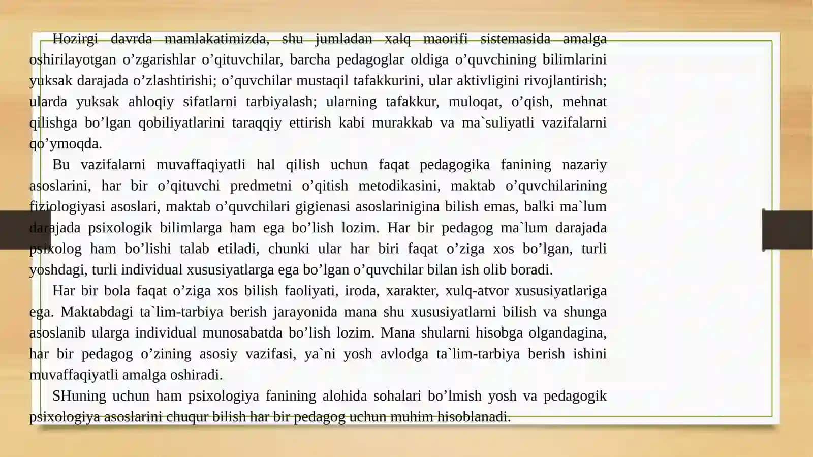 Rivojlanish Psixologiyasiga Kirish 3