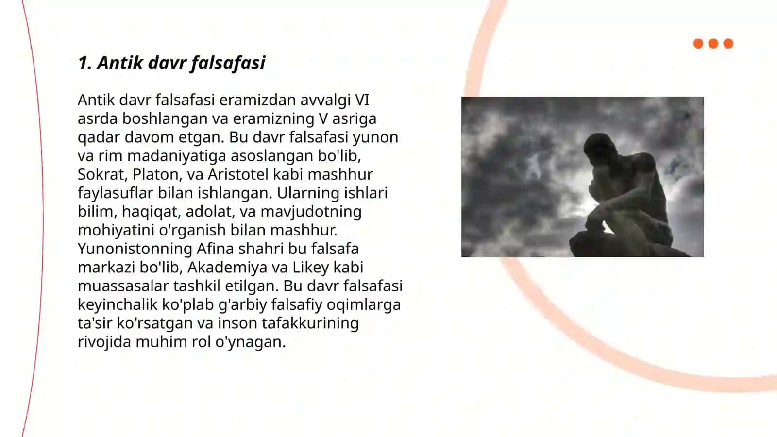 Antik davr falsafasi 3