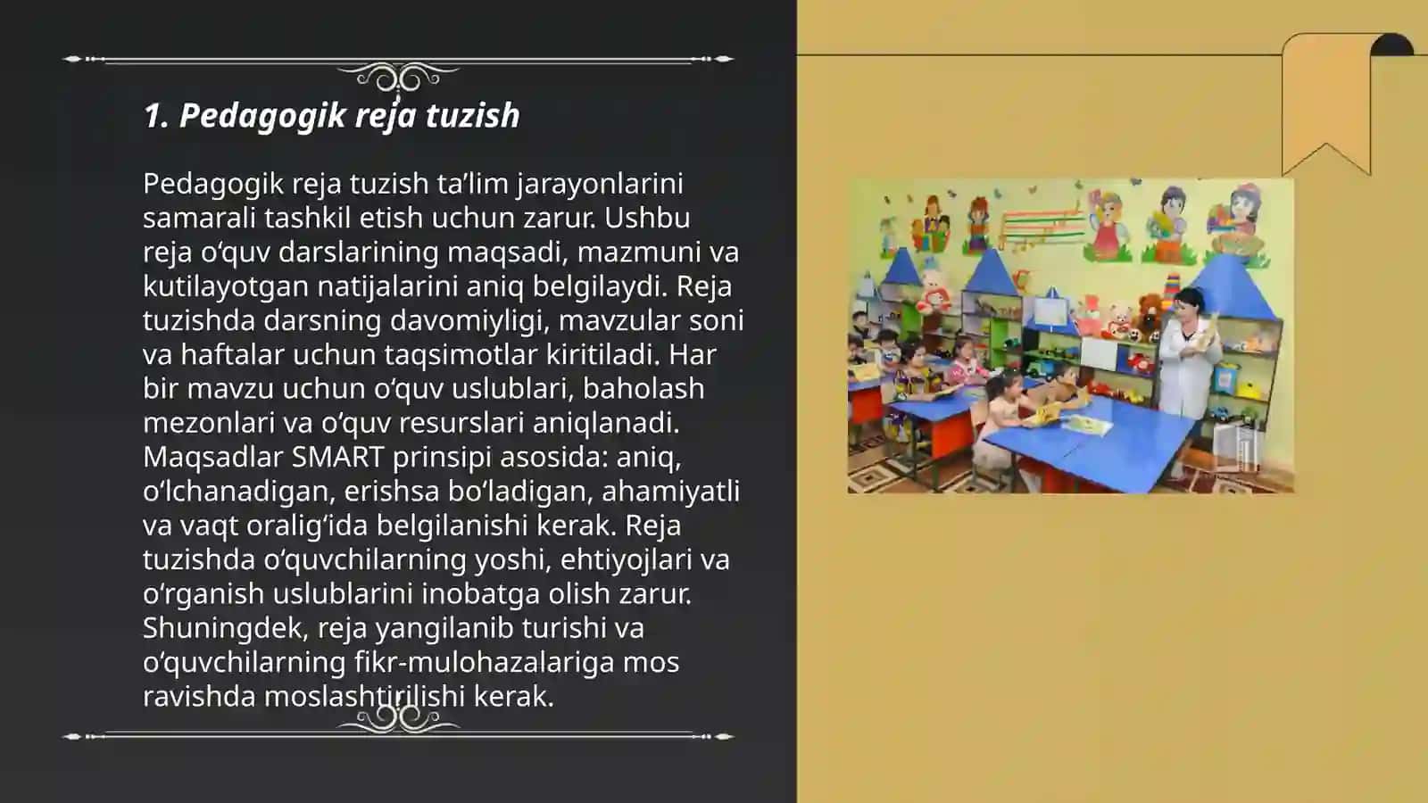 Pedagogik reja tuzish 3