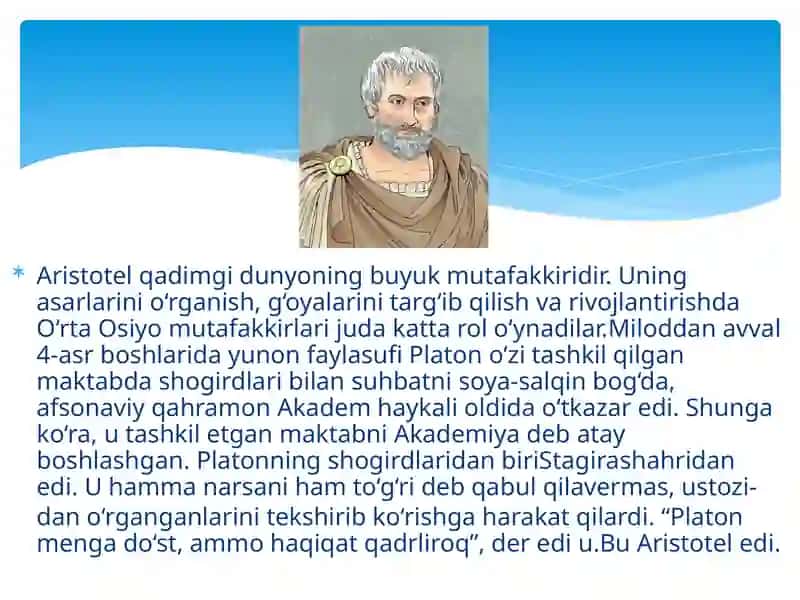 Aristotel Falsafasi 3