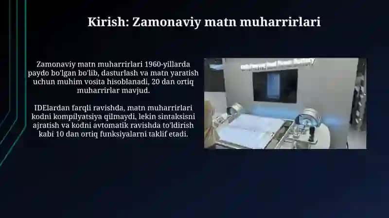Zamonaviy matn redaktorlari 3