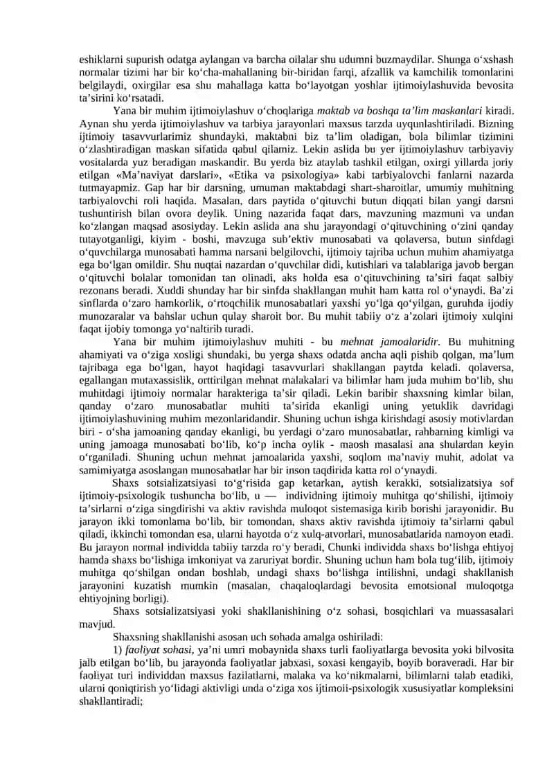 Ijtimoiy ustanovka xaqida tushuncha 3