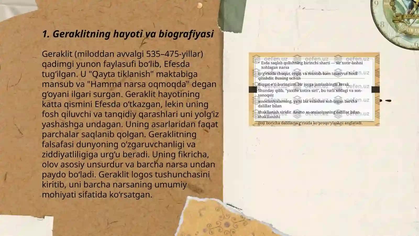 Geraklit va uning falsafiy qarashlari 3