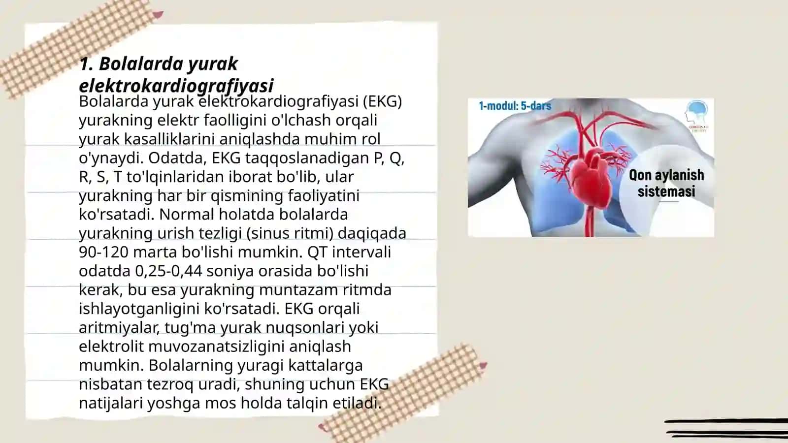 Bolalarda yurak elektrokardiografiyasi 3