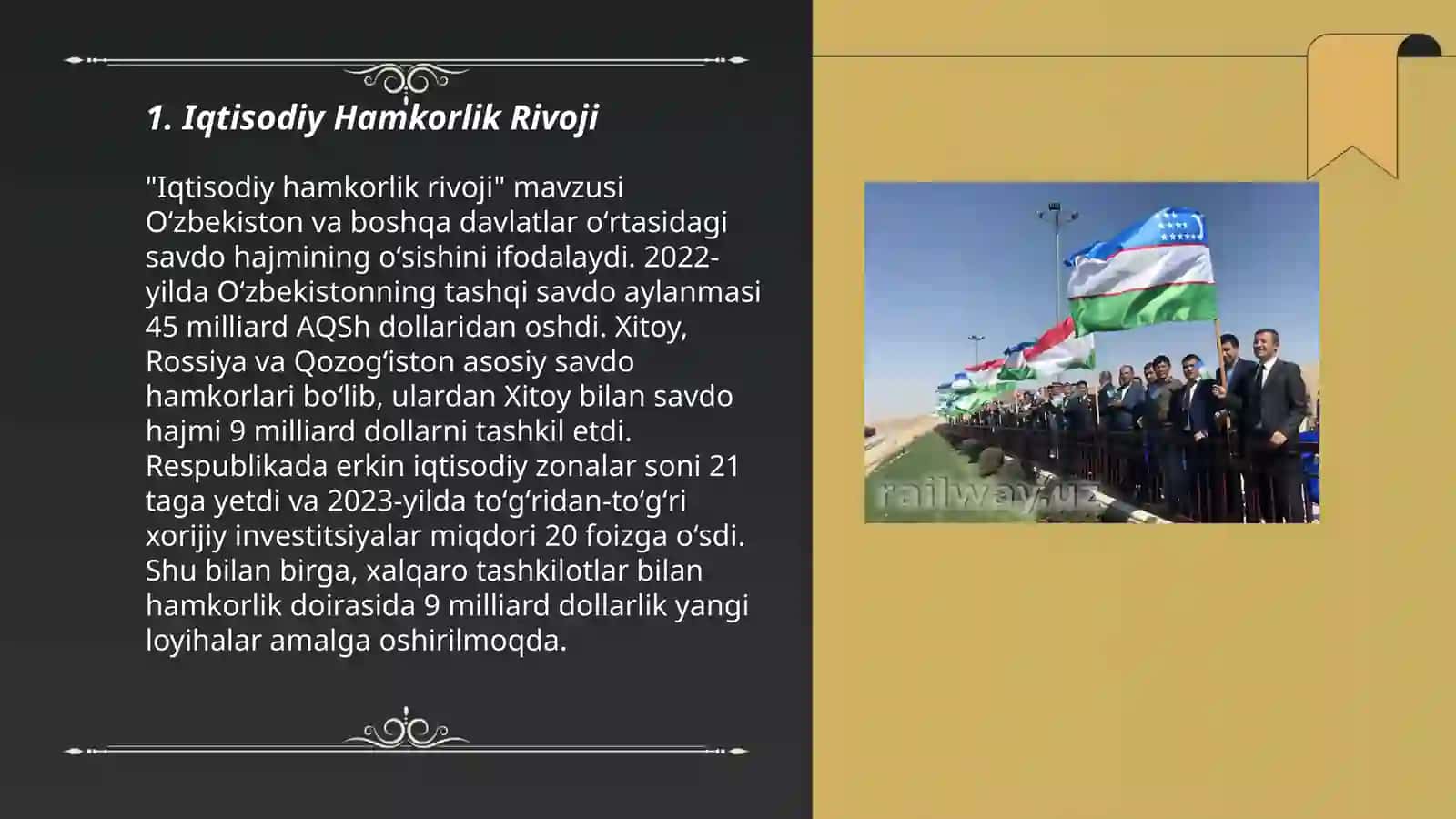 Iqtisodiy Hamkorlik Rivoji 3