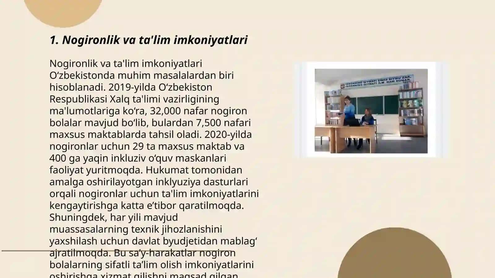 Nogironlik va ta'lim imkoniyatlari 3