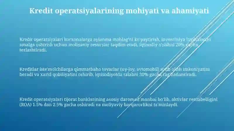 Kredit operatsiyalari hisobi 3