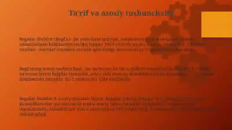 Regulyar ifodalar va ularga misollar 3