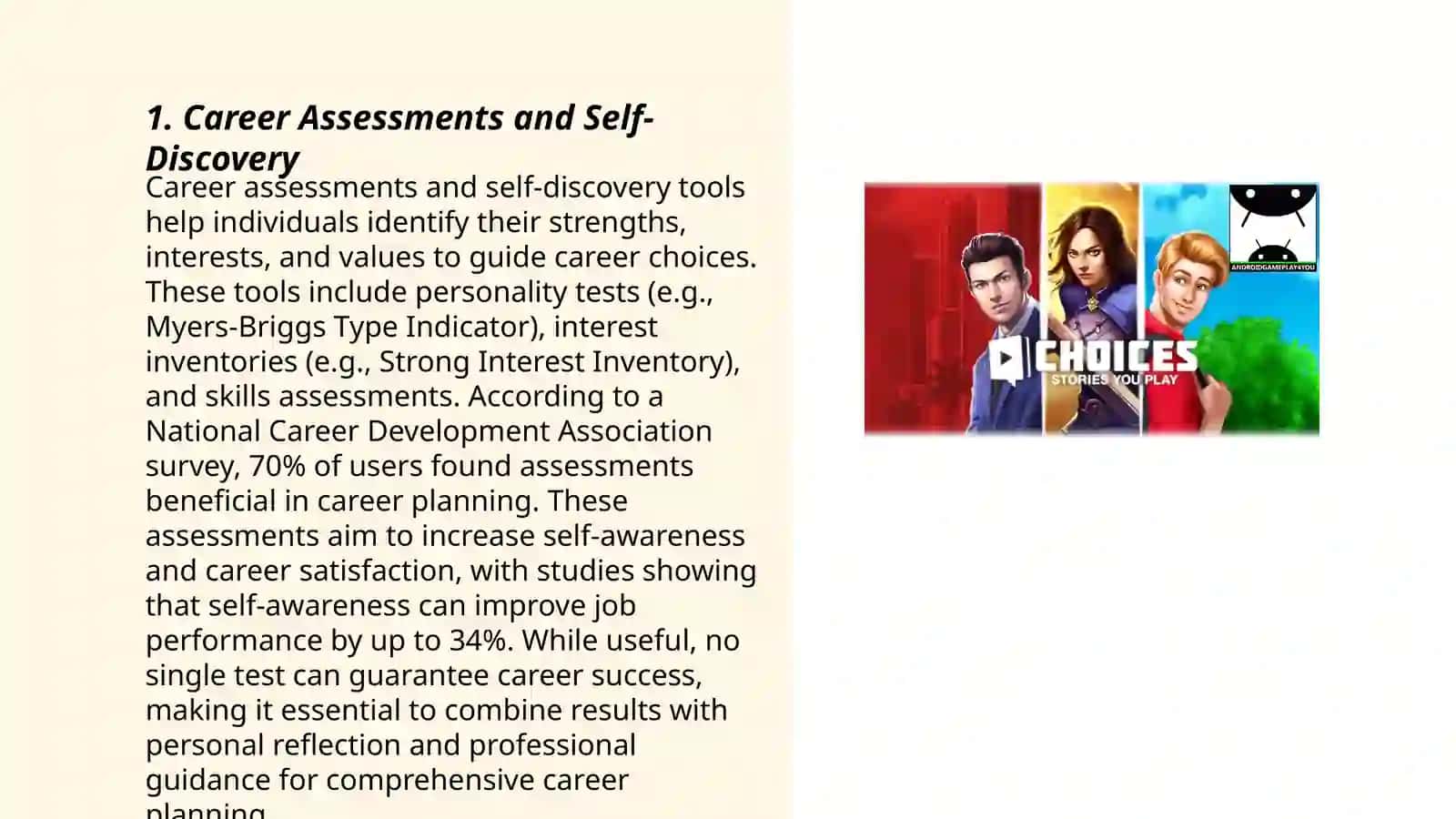 Career choices 3