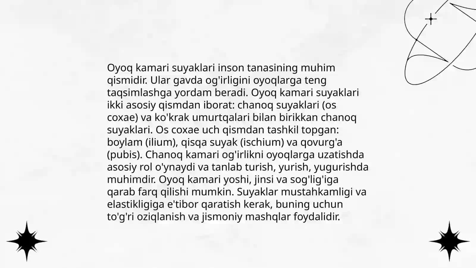 Oyoqning erkin turgan boʻlimidagi suyaklar 3