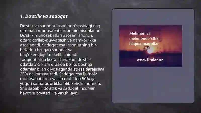 Maqollar - dono fikrlarning ixcham ifodasi Nizomiddinova sevinch 3