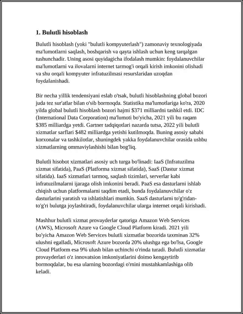 CLOUD NETWORKING: BULUTLI VIRTUAL TARMOQ INFRATUZILMASI 3
