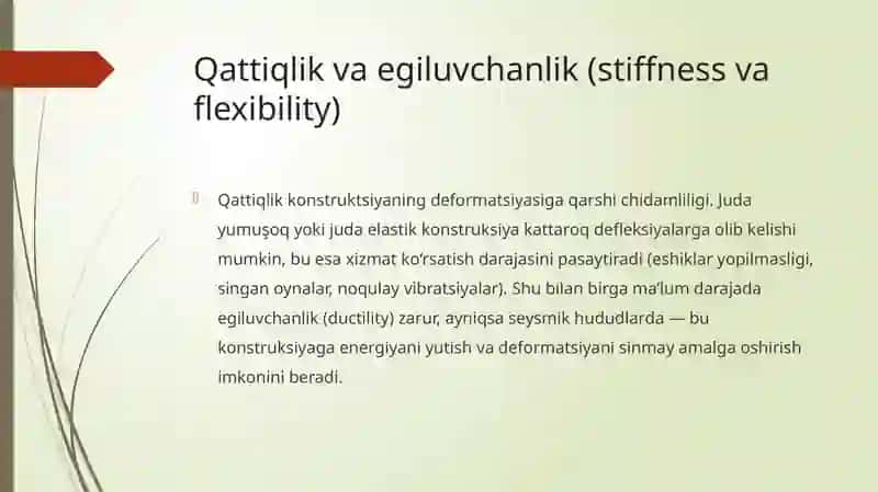 Qurilish konstruksiyalarining xususiyatlari 3