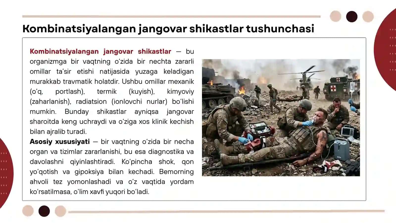 Kombinatsiyalangan jangovar shikastlar 3