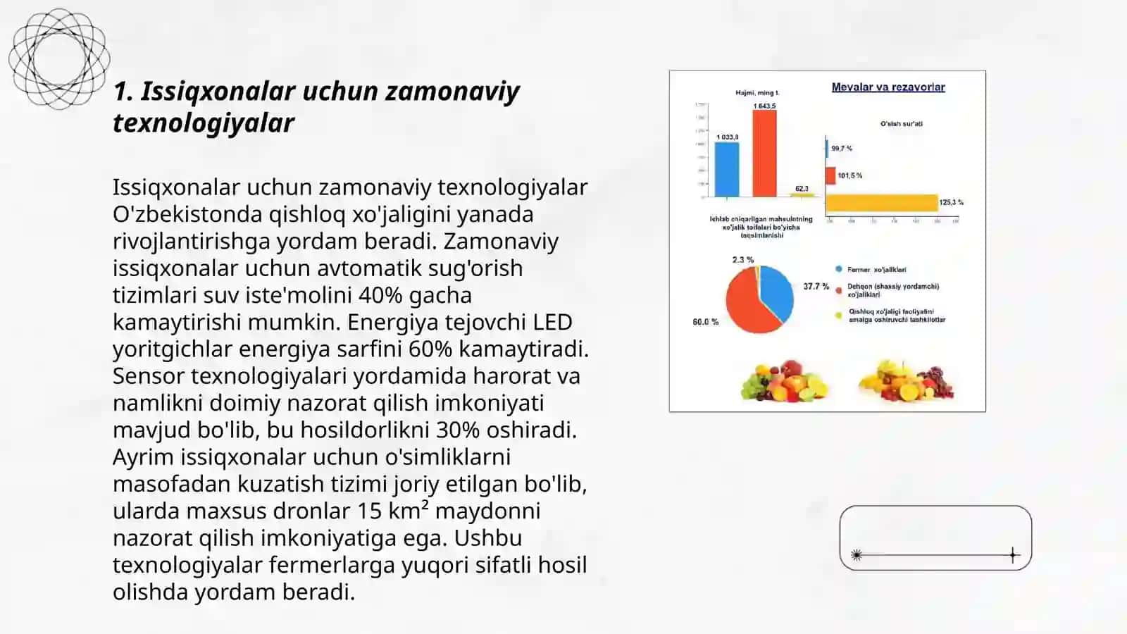 Issiqxonalar uchun zamonaviy texnologiyalar 3