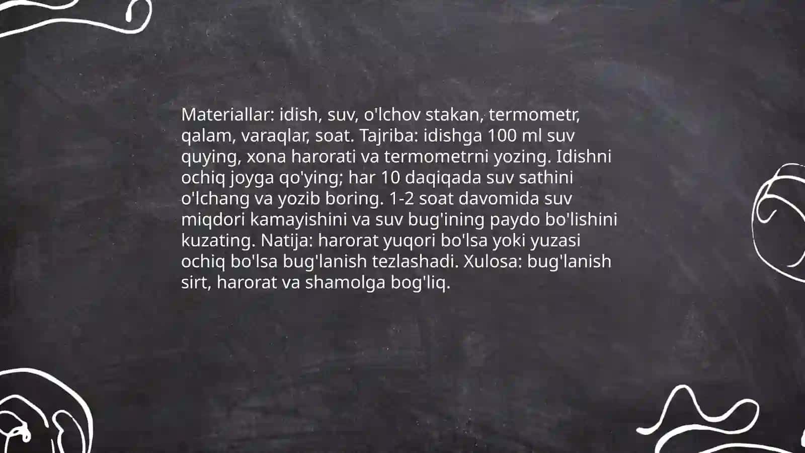 Suvning uch holatini tajribada o‘rganish 3