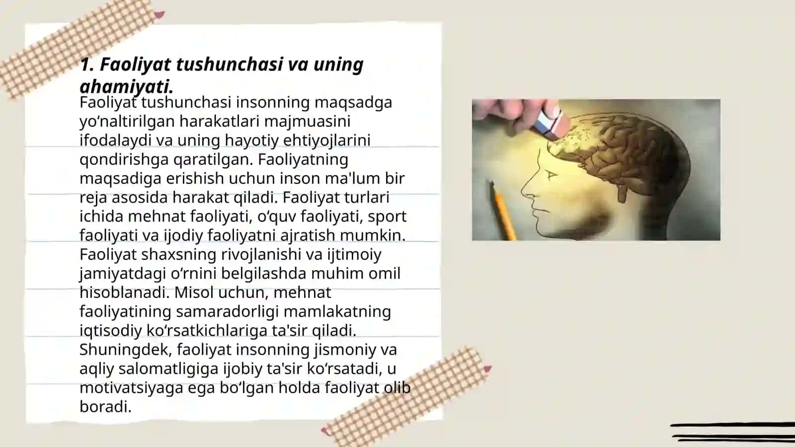 Faoliyatning Umumiy Psixologik Tavsifi 3