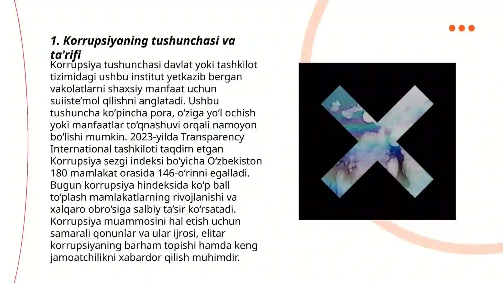 Korrupsiya va uning oqibatlari, sabablari 3