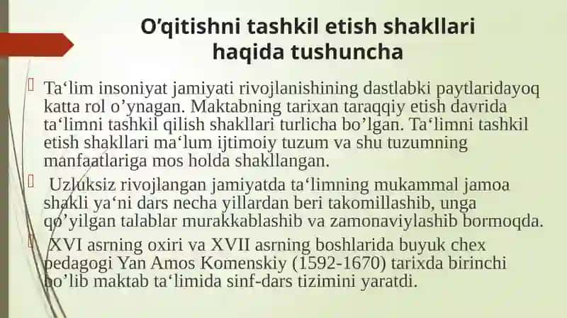 O‘qitishning tashkiliy shakillari 3