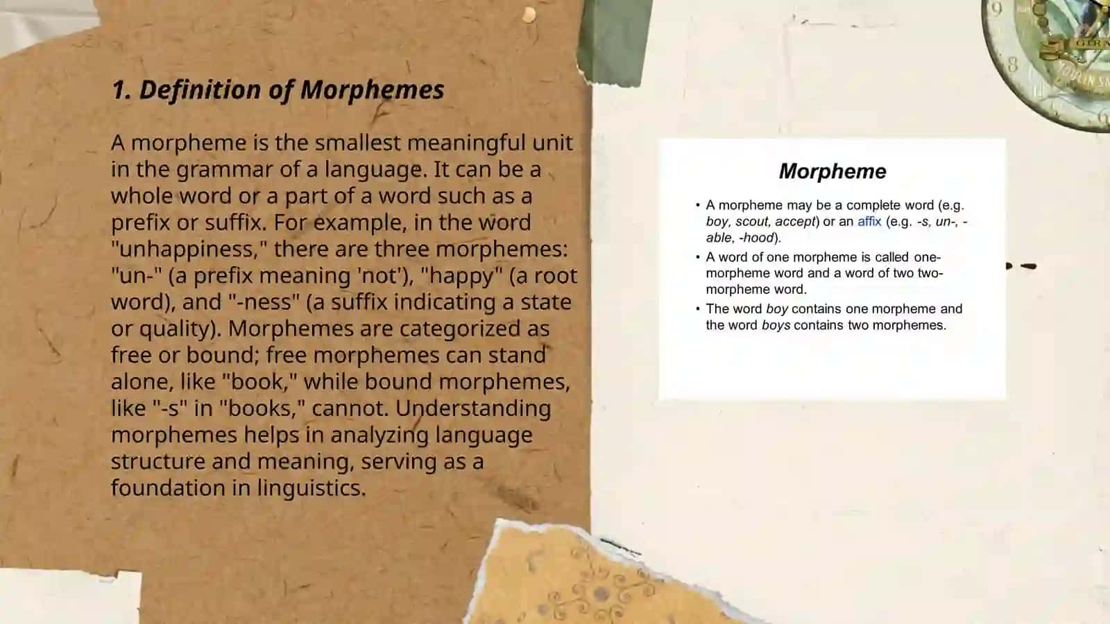 Morpheme and allomorpehes 3