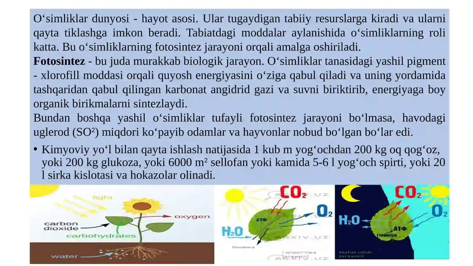 Biologik resurslardan foydalanish 3