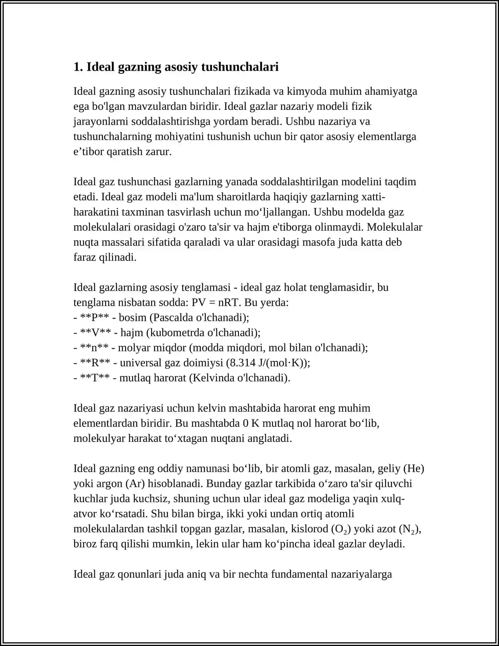 IDEAL GAZ QONUNLARI 3