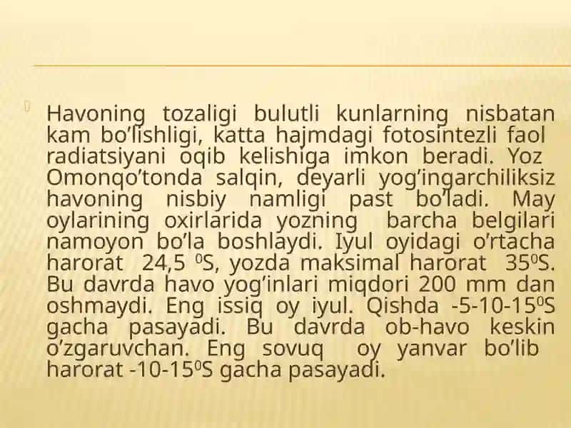 O'zbekistondagi Tabiat Yodgorliklari 3
