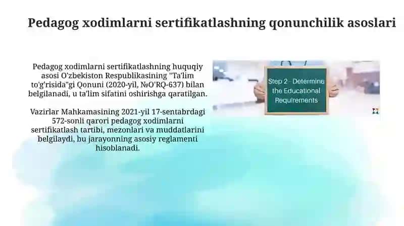 Pedagog kadrlar attestatsiyasi 3