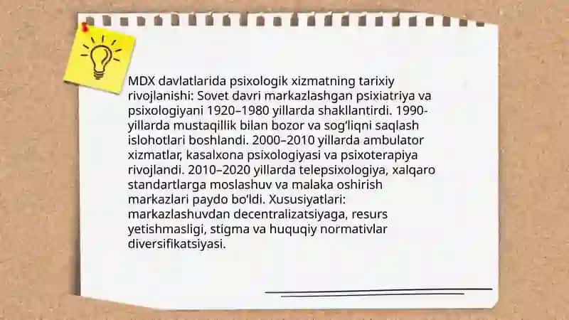 Psixologik xizmatning oʻziga xosligi 3
