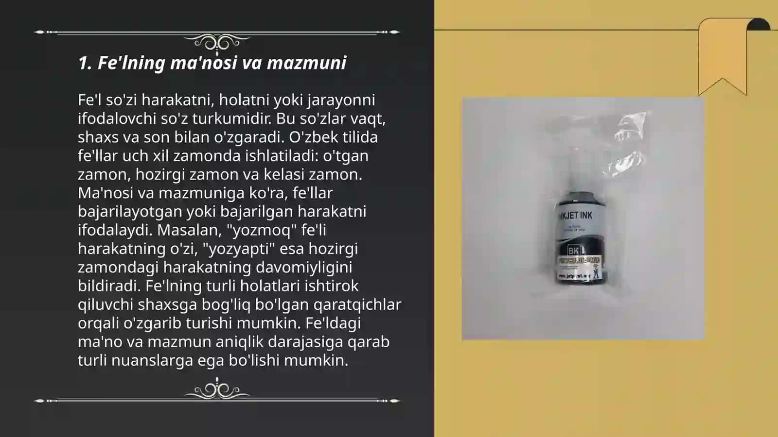 Fe'l so‘z turkumi 3