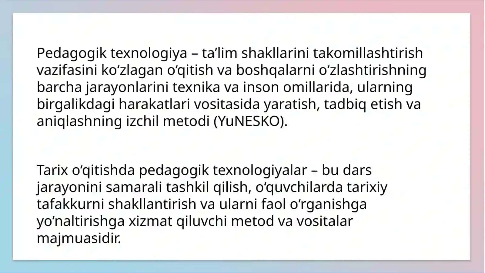 Tarix o‘qitishda pedagogik texnologiyalardan foydalanish 3