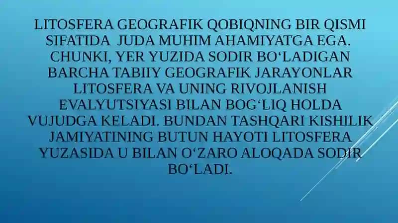 Yerning geografik qobiqlari 3