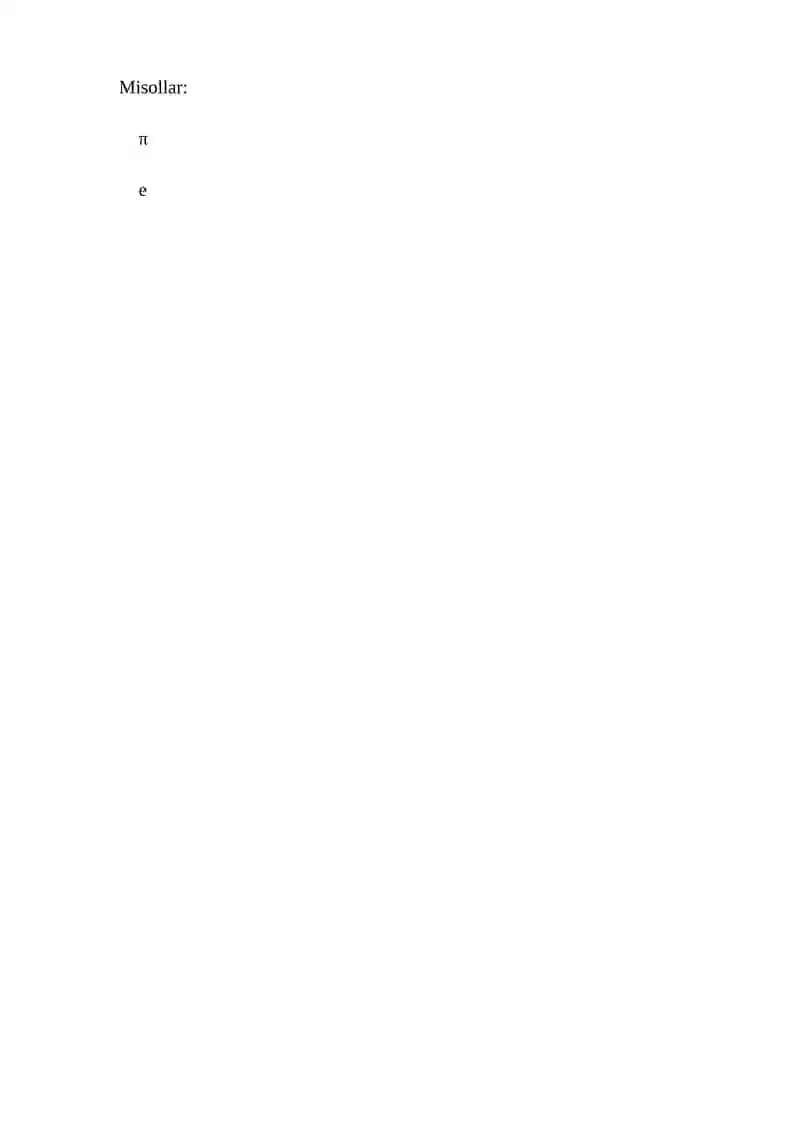 Algebraik sonlar maydoni 3