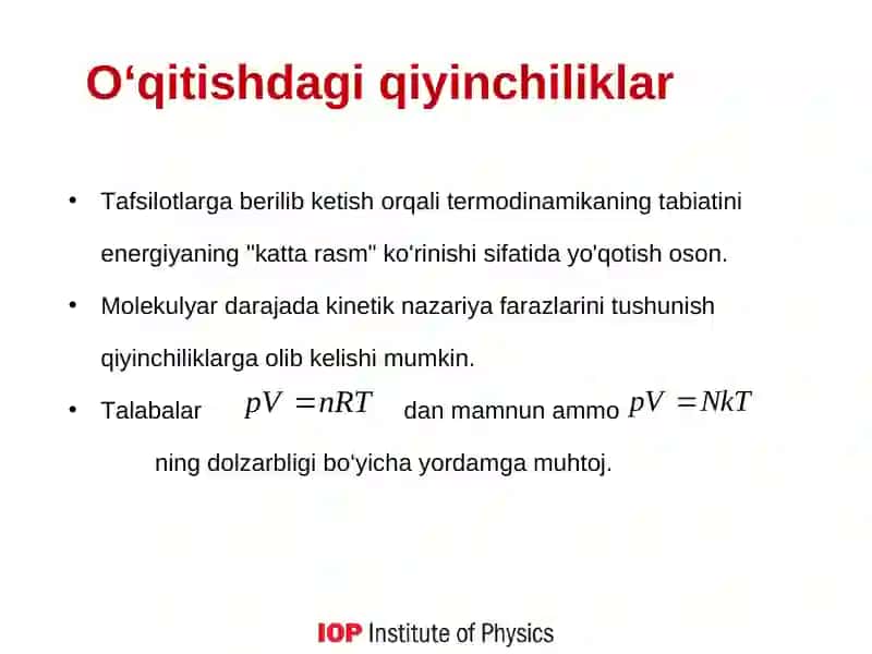 Biologik jarayonlar termodinamikasi 3