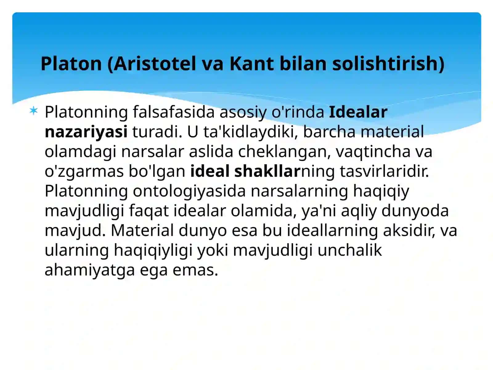 Platonning Falsafasi 3