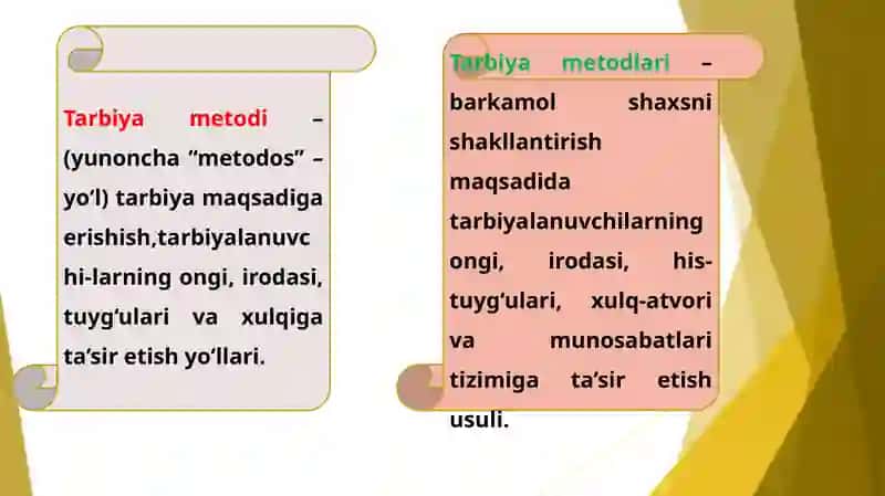 TARBIYA TURLARI VA UMUMIY METODLARI 3