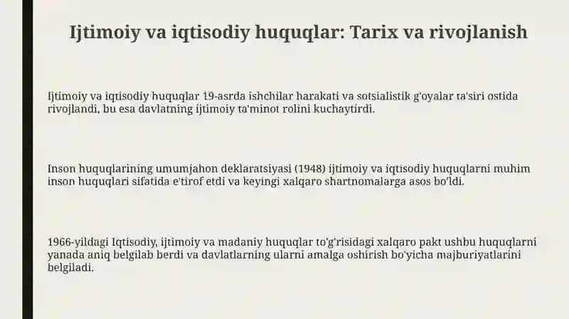 Ijtimoiy va iqtisodiy huquqlar 3