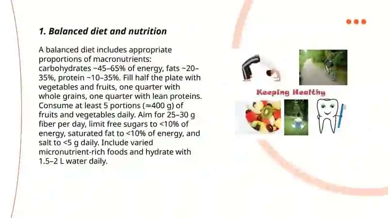 Keeping healthy 3