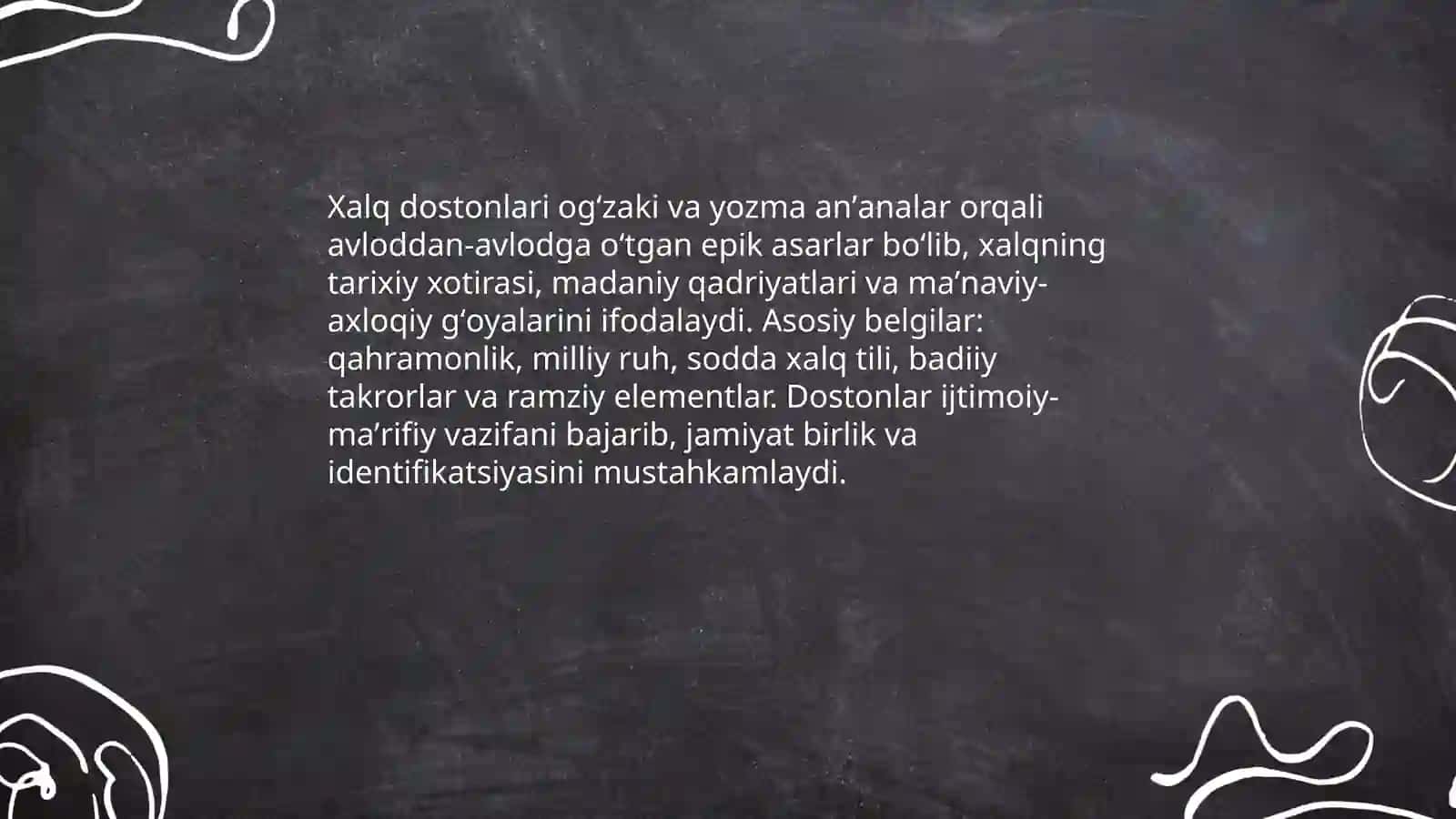 Xalq dostonlari haqida malumot 3