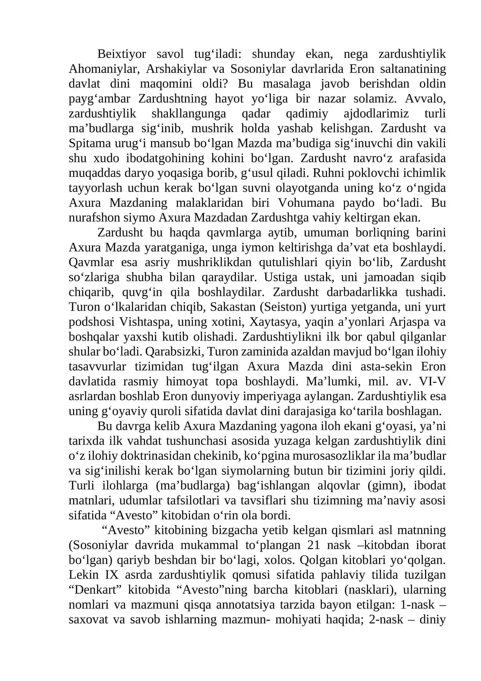 Avesta va Zardushtiylik 3