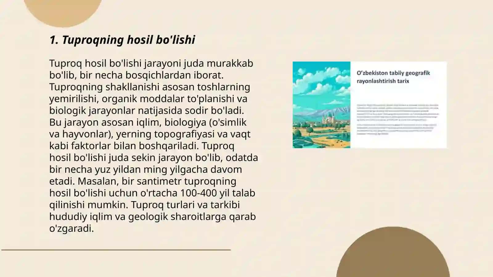 Tuproq - geografik rayonlashtirish 3