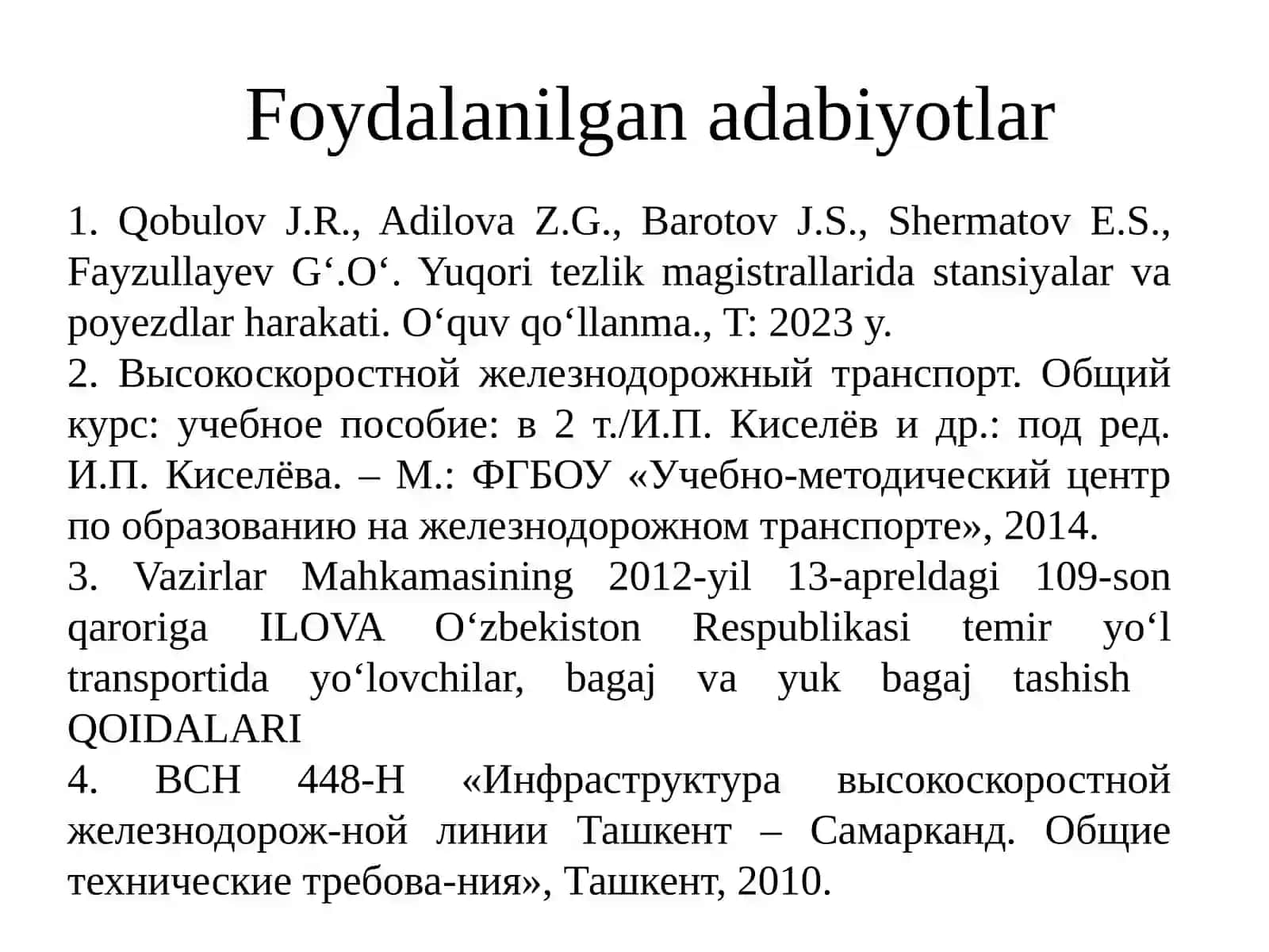 Yuqoritezlik magistrallarining rivojlanish tarixi 3