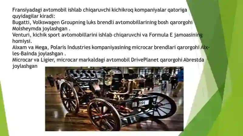 Fransiya avtomobil sanoati 3