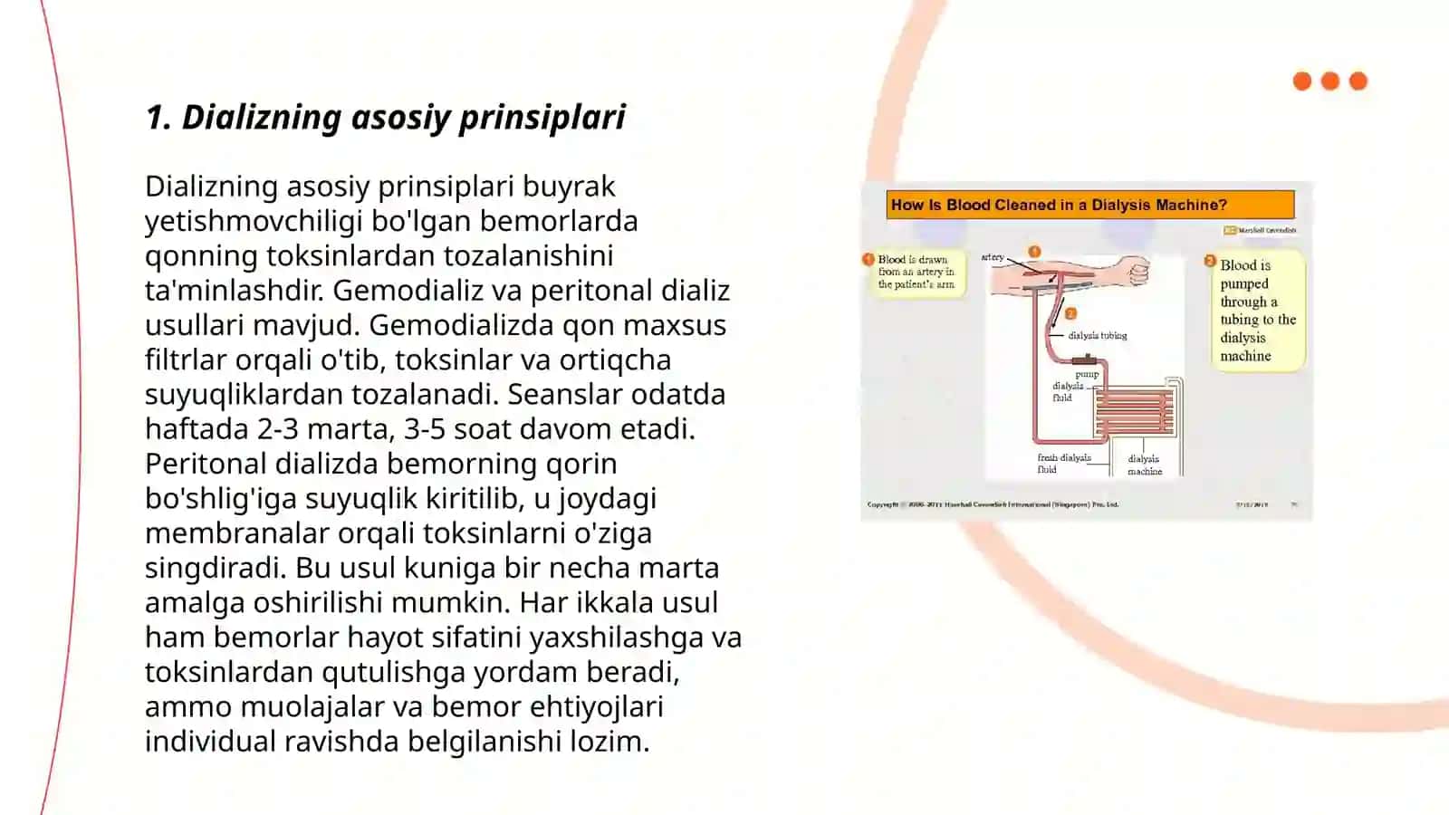 Kolloid sistemalarni dializ yoʻli bilan tozalash 3