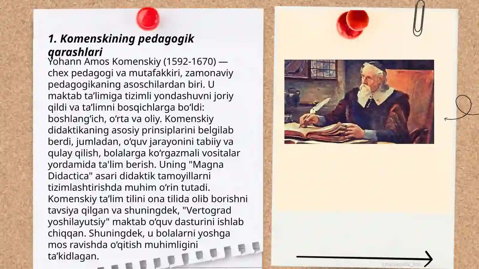 Komenskiy- pedagogikaning asoschisi 3