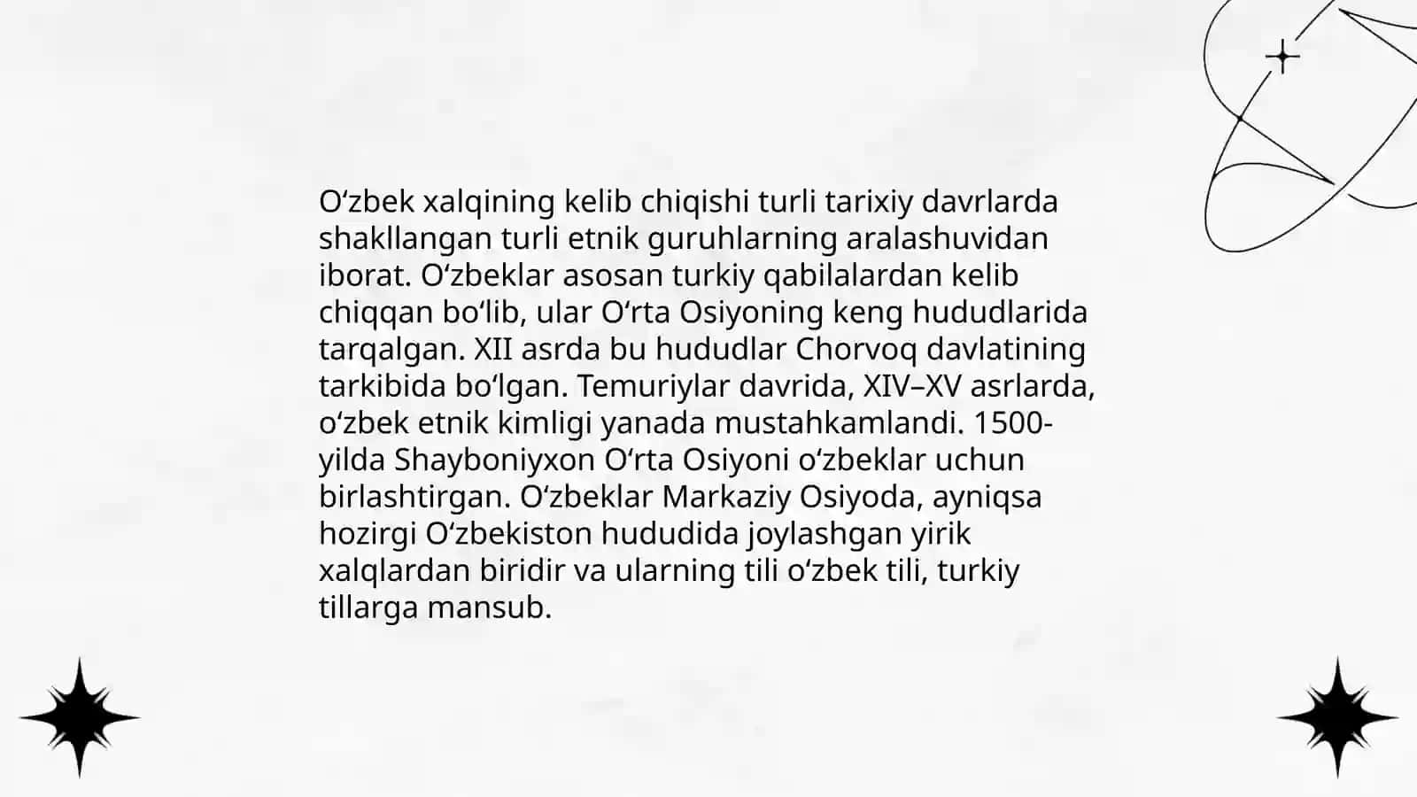 Oʻzbek xalqining etnik shakllanishi 3