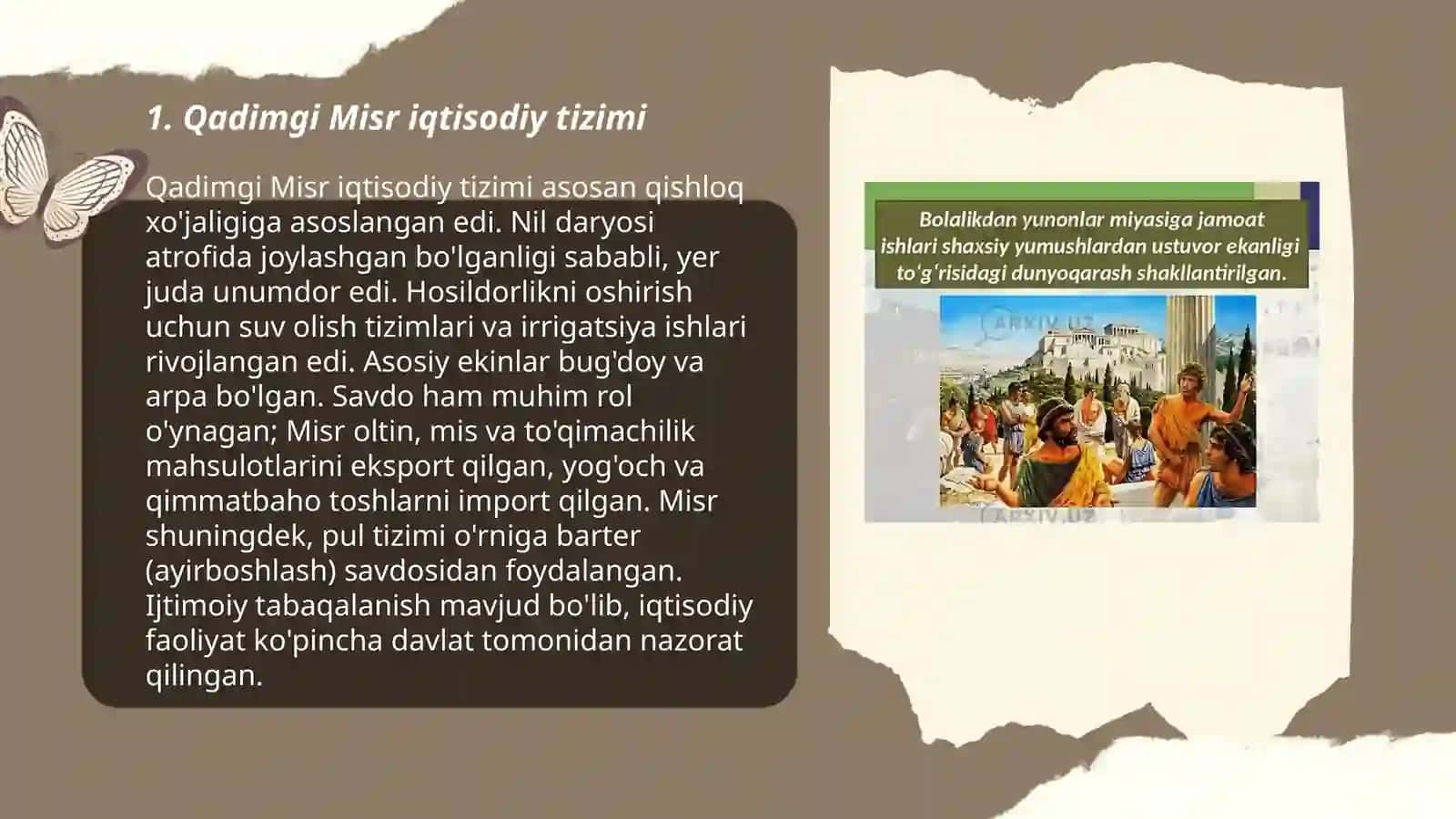 Qadimgi Misr iqtisodiy tizimi 3