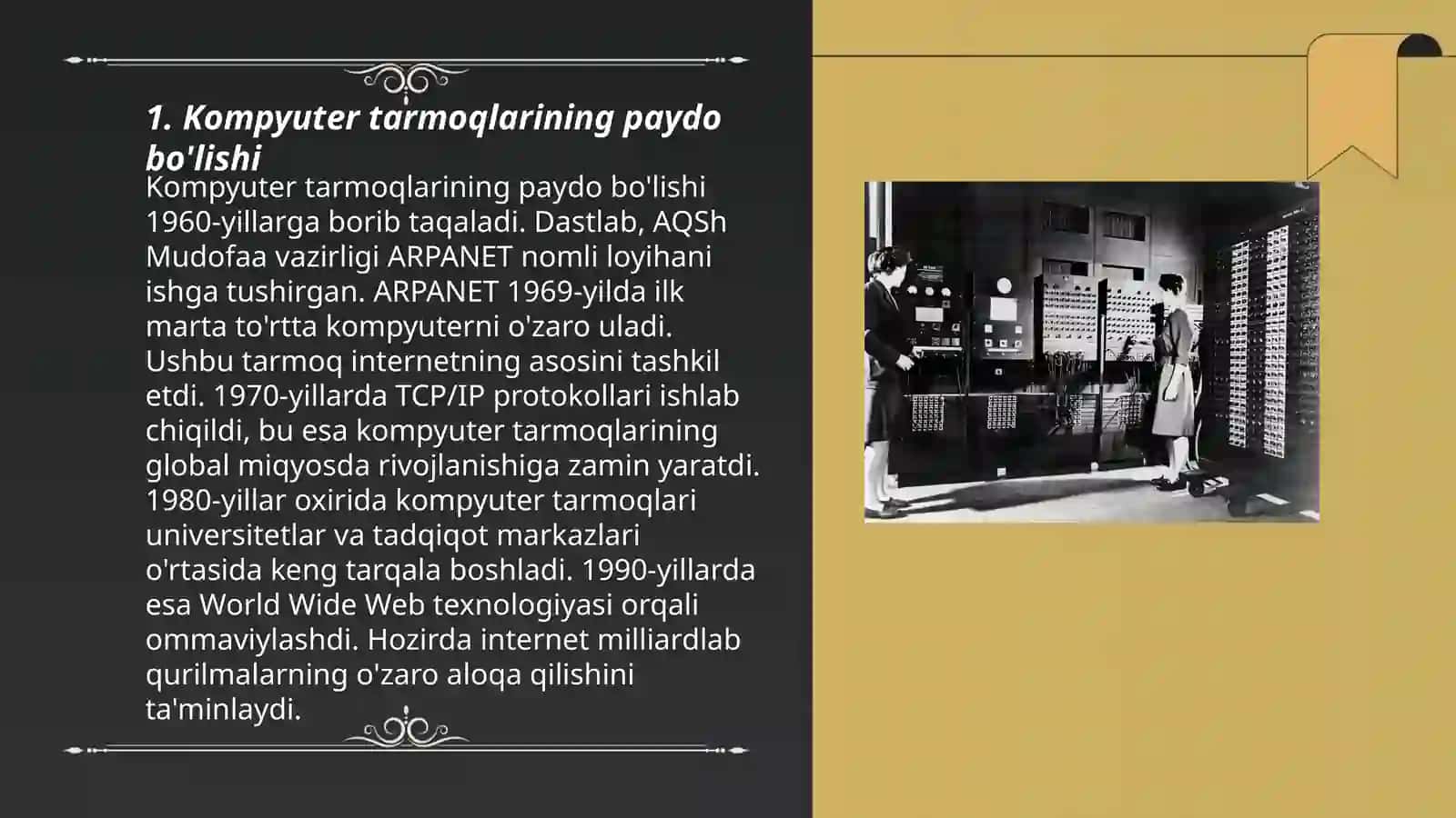 Kompyuter tarmoqlarining evolyutsiyasi: Klassik va zamonaviy yondashuvlar 3