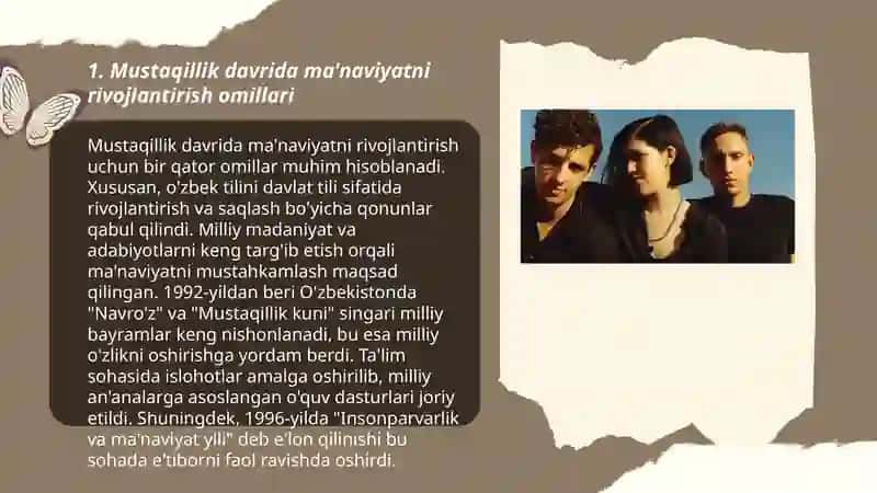Mustaqillik davri ma'naviyatining shakllanish tarixi 3