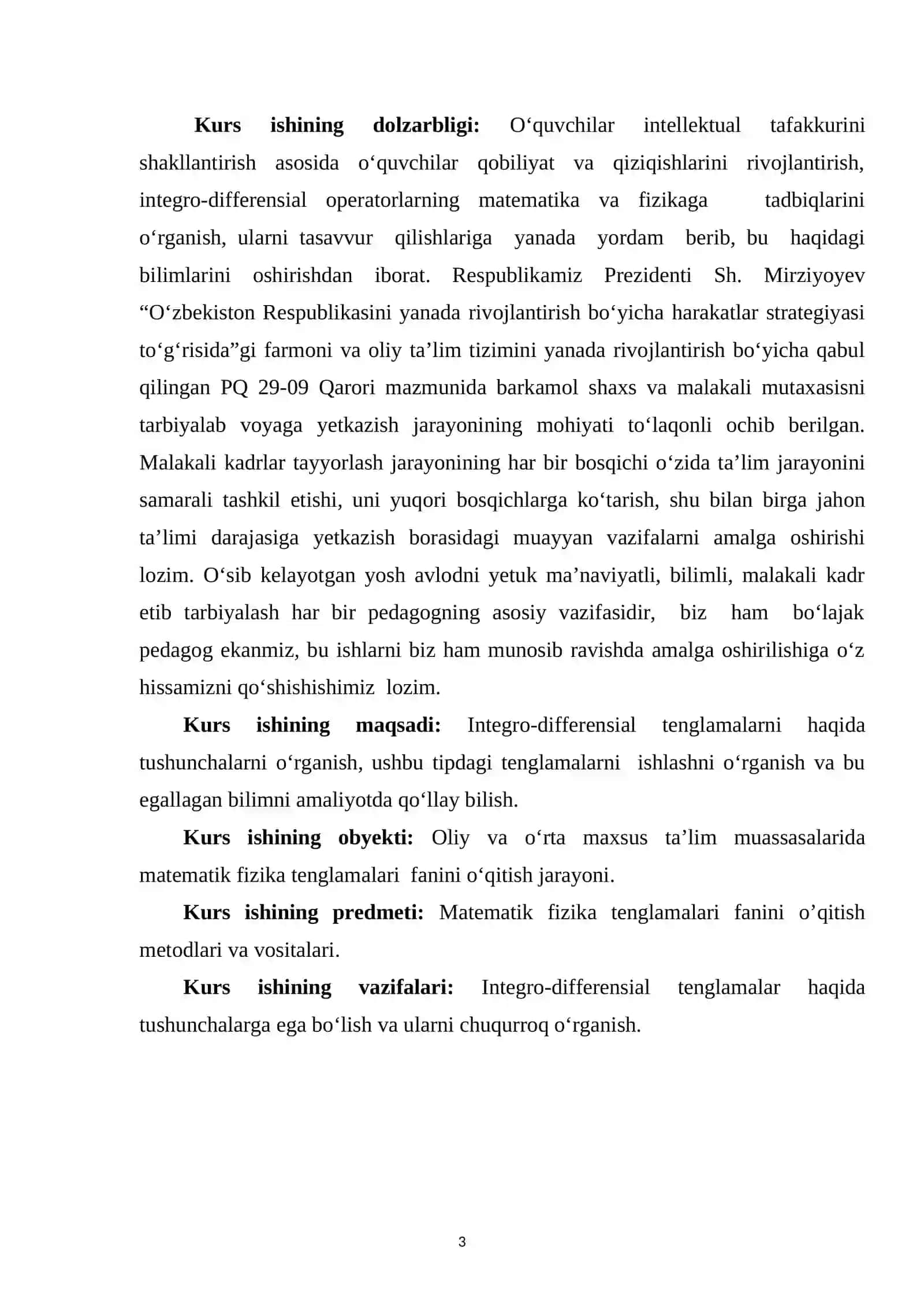 Integro-differensial tenglamalar 3